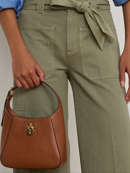 Ralph Lauren Handbags - RALPH LAUREN Leather Small Tanner Shoulder Bag